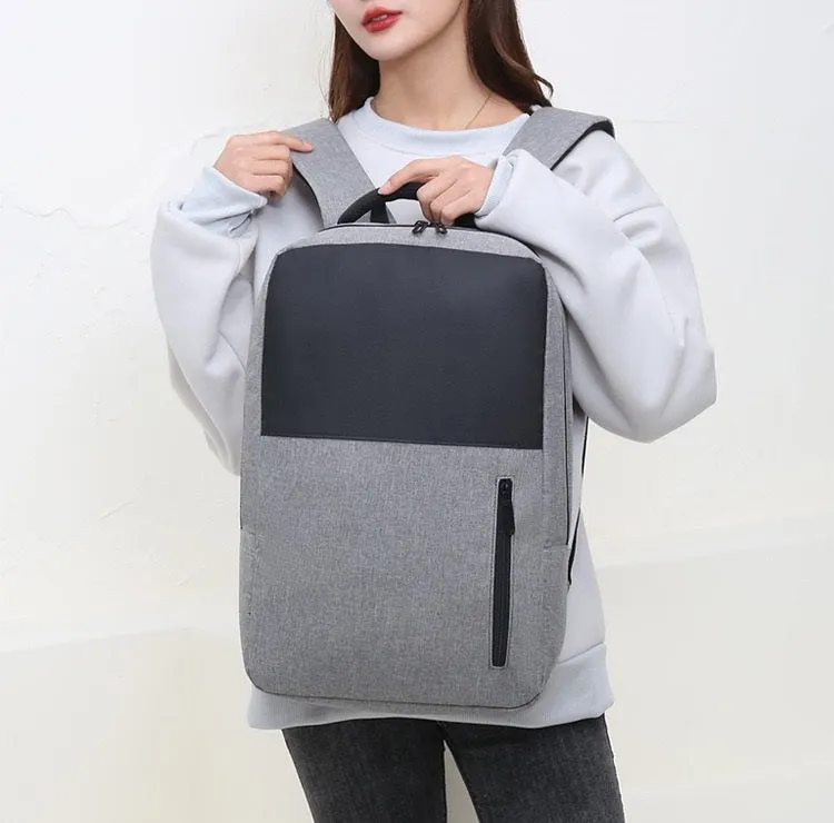 Grey Simple School College Bag 4245