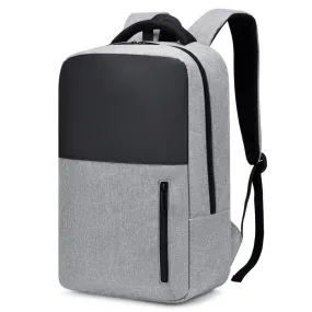 Grey Simple School College Bag 4245