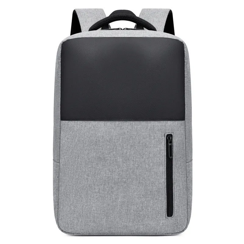 Grey Simple School College Bag 4245