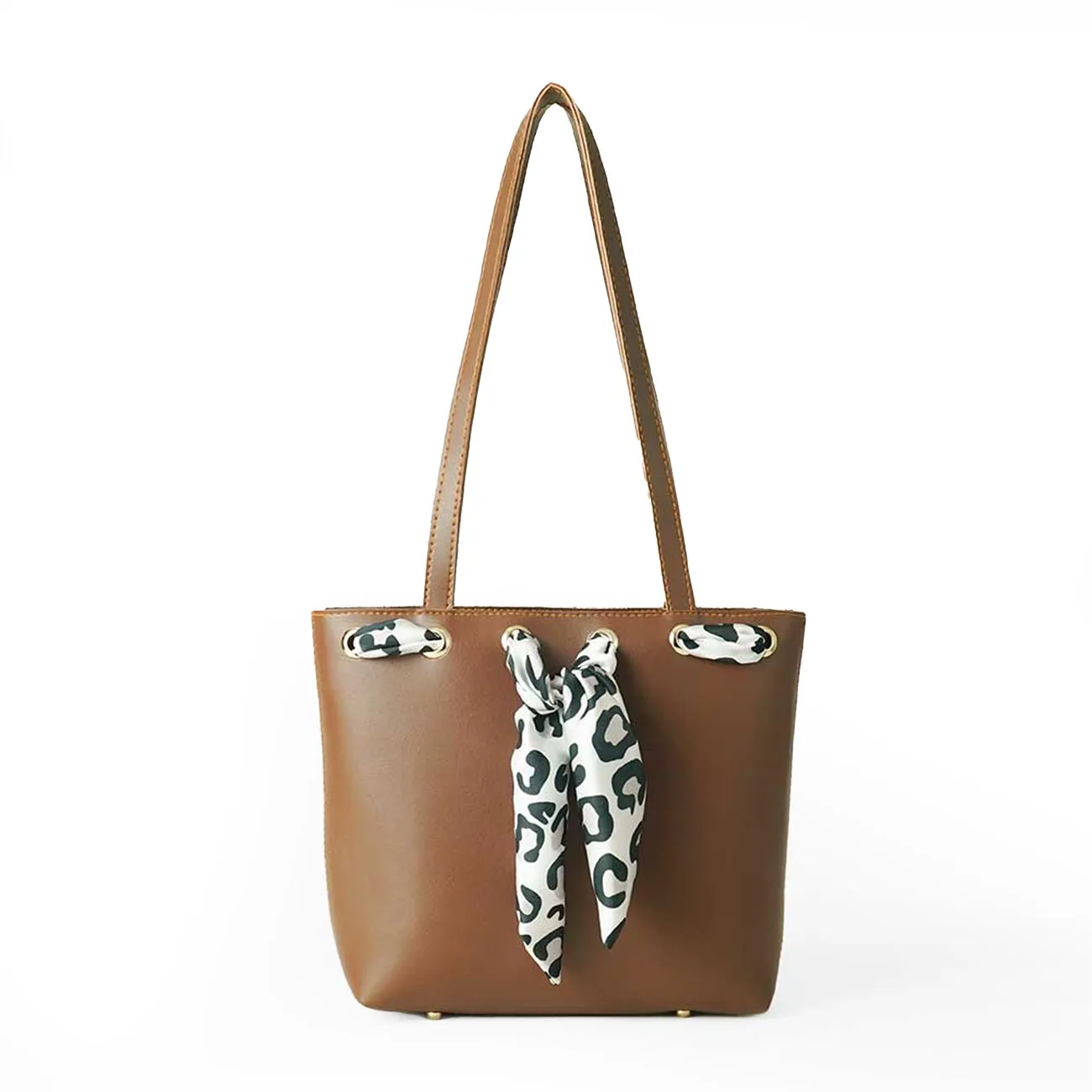 Grip Tote Bag Brown