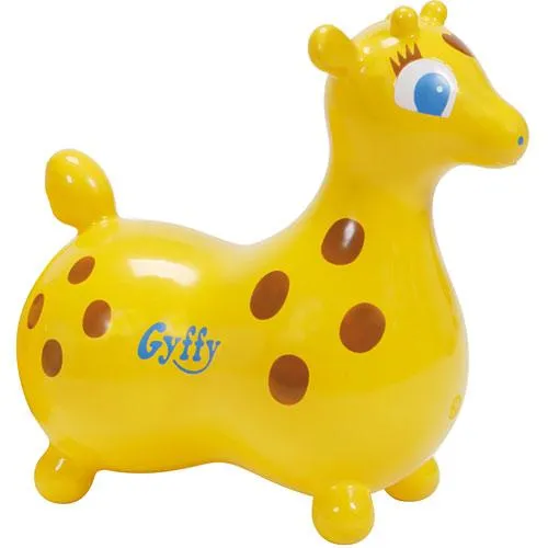 Gyffy The Giraffe Hop & Ride On, Yellow