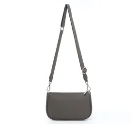 HCC X DUYP - Medium pochette - Graphite Grey Grained Leather