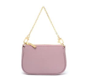 HCC X DUYP - Mini pochette - LILAC Grained Leather