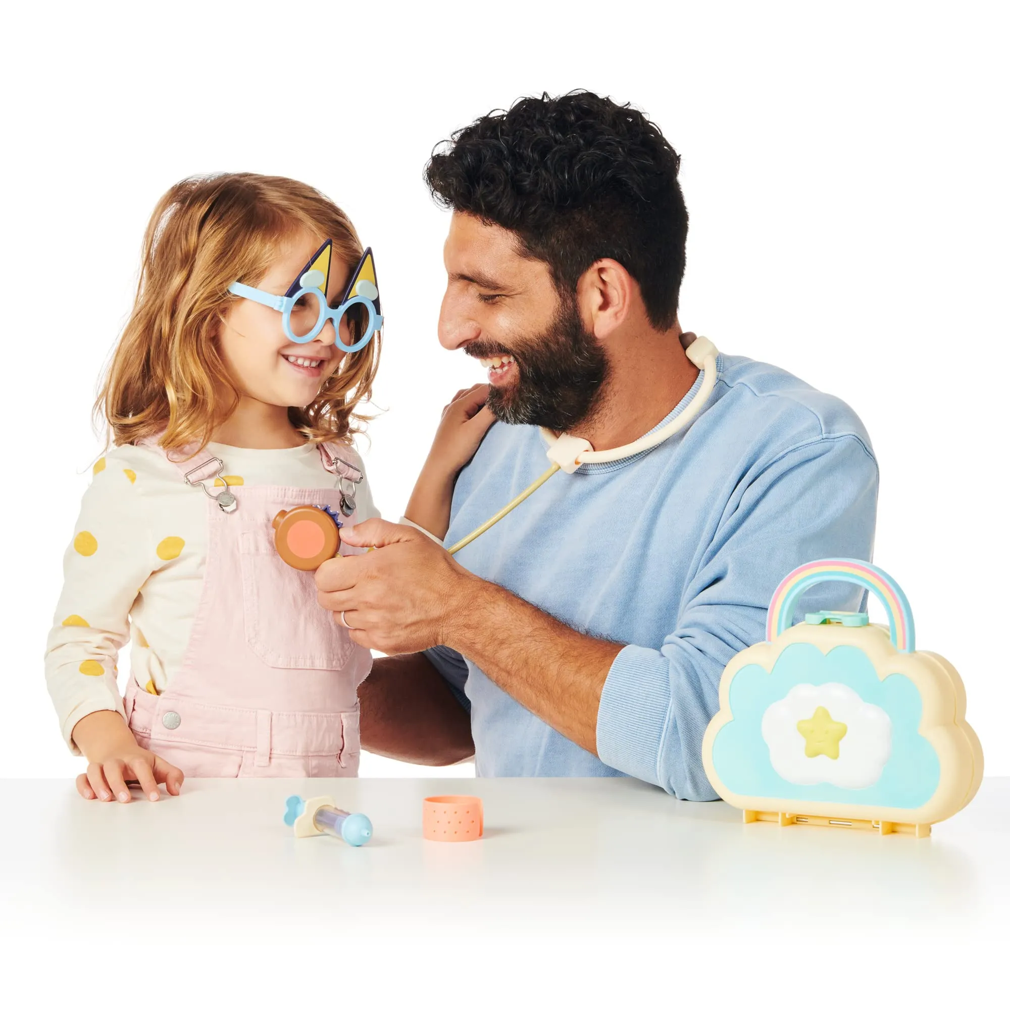 HealthBuddy Doctor Bluey Check-Up Bag Set for Fun and Engaging Pediatric Playtime Adventures