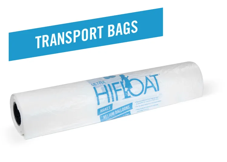 Hi-Float Transport Bag, 30” x 10” x 66” (5.5 feet) 100 bags per roll