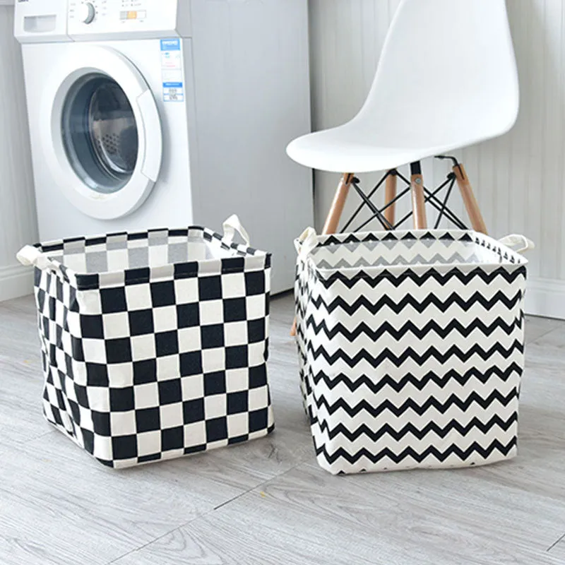 Home Fabric Waterproof Foldable Dirty Laundry Basket