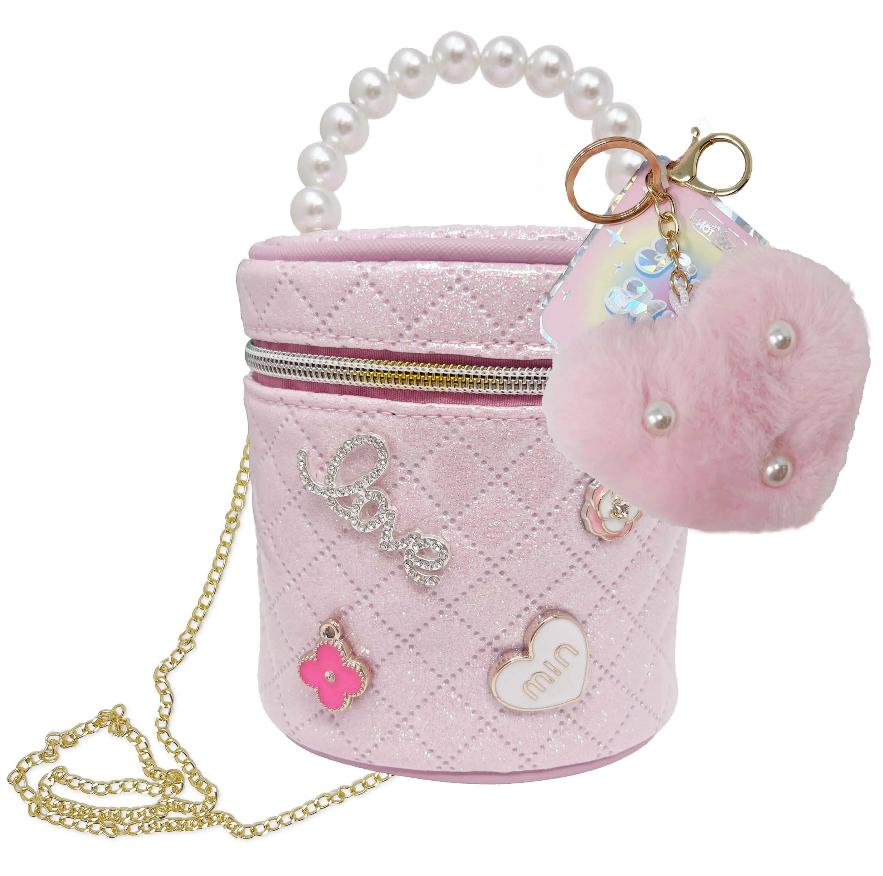 Hot Focus Tiny Fashion Bag with Keychain - Ballerina