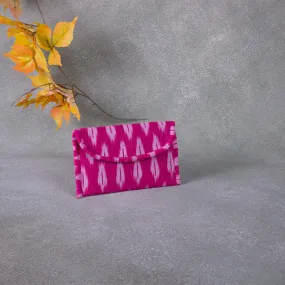 Ikat Clutch Pink