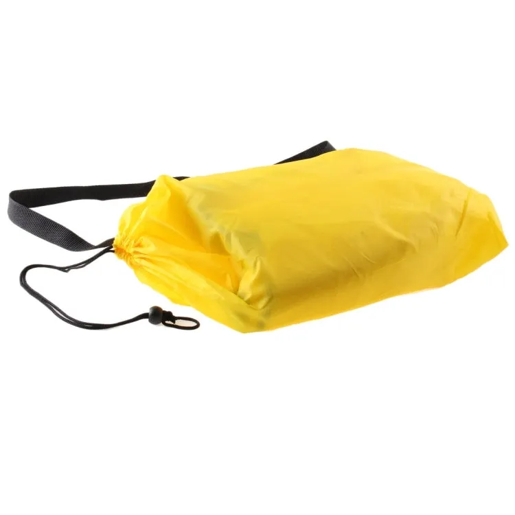 Inflatable Lounger for Camping, Fishing, and Beach, Air Bag Sofa, 72.8 x 29.5 x 19.7 inches (Yellow)