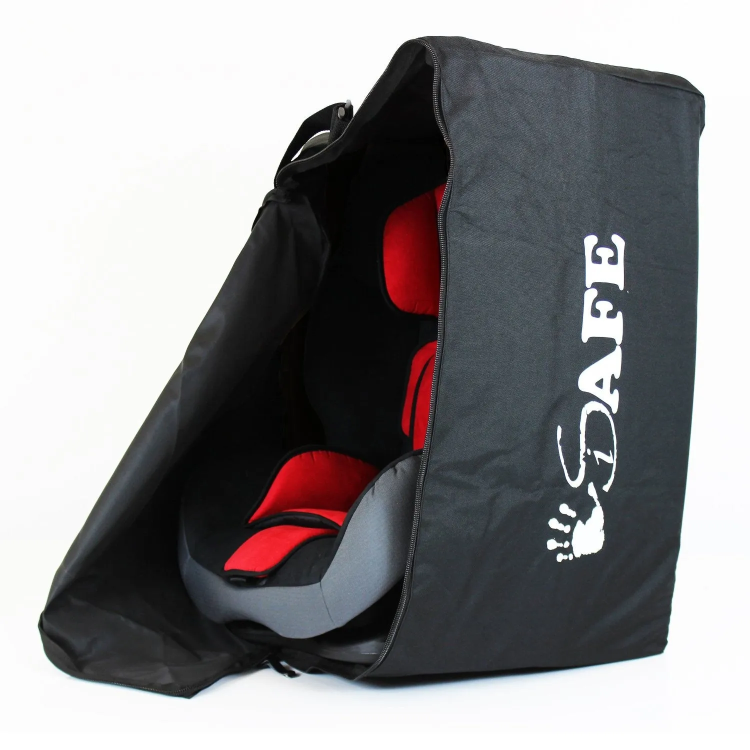 iSafe Universal Carseat Travel / Storage Bag For Britax Evolva 1-2-3 Car Seat (Black Thunder)