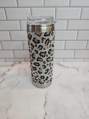 Jacueline Kent Tumbler |Cheetah | Bling Tumbler