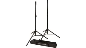 Jamstand JS-TS50-2 Aluminum Height-Adjustable Tripod Speaker Stand Pair W/ Bag