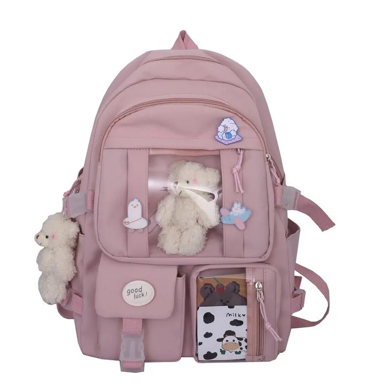 Japanese High School Girls Backpack School Bags For Teenage Girls Multi Pockets New Kawaii Backpack Women Harajuku Cute Mochila