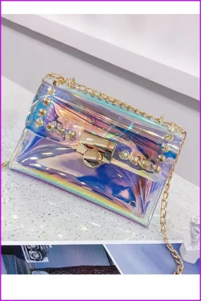 Jelly Holo Shoulder Bag Purse