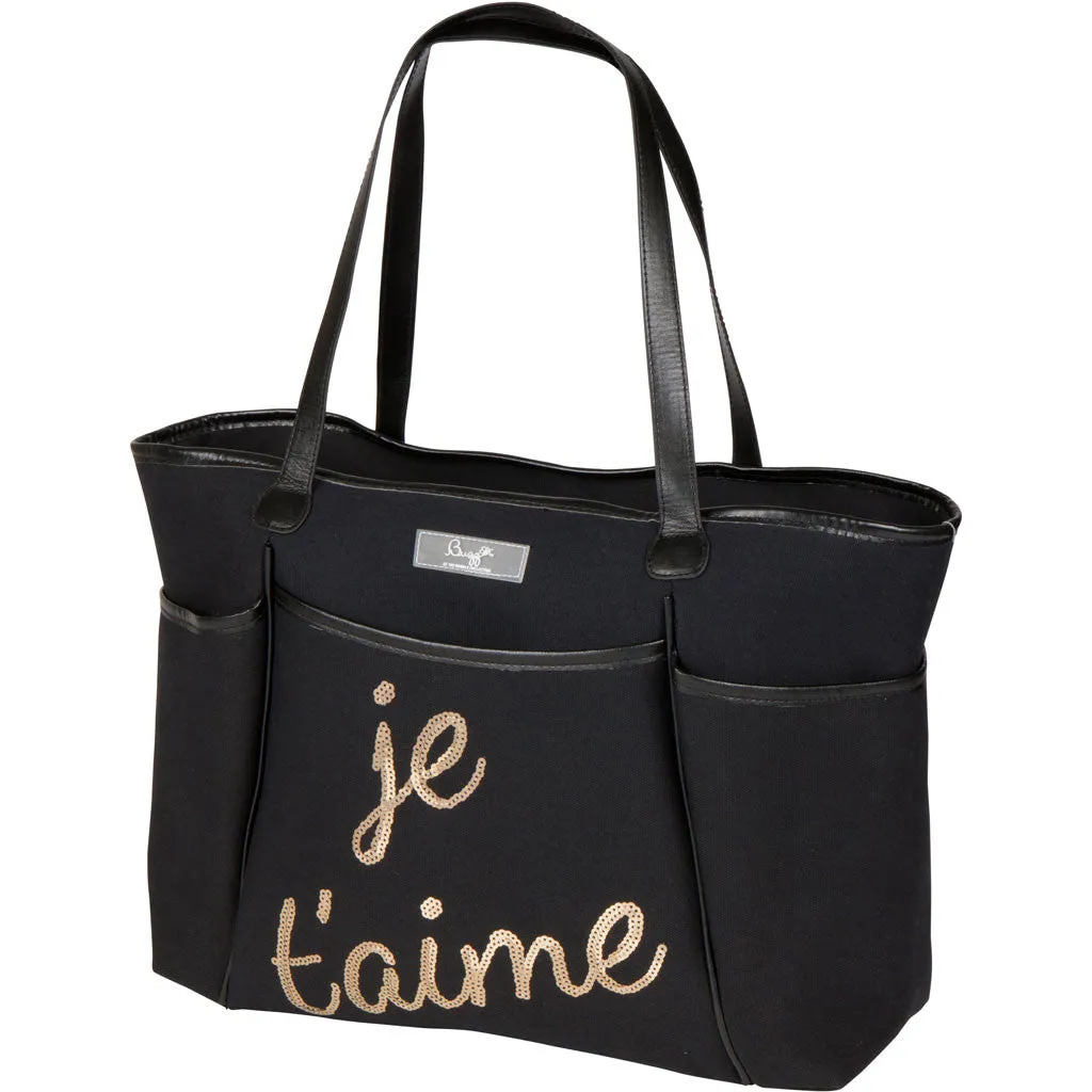 Je'Taime Sequin Zipper Tote