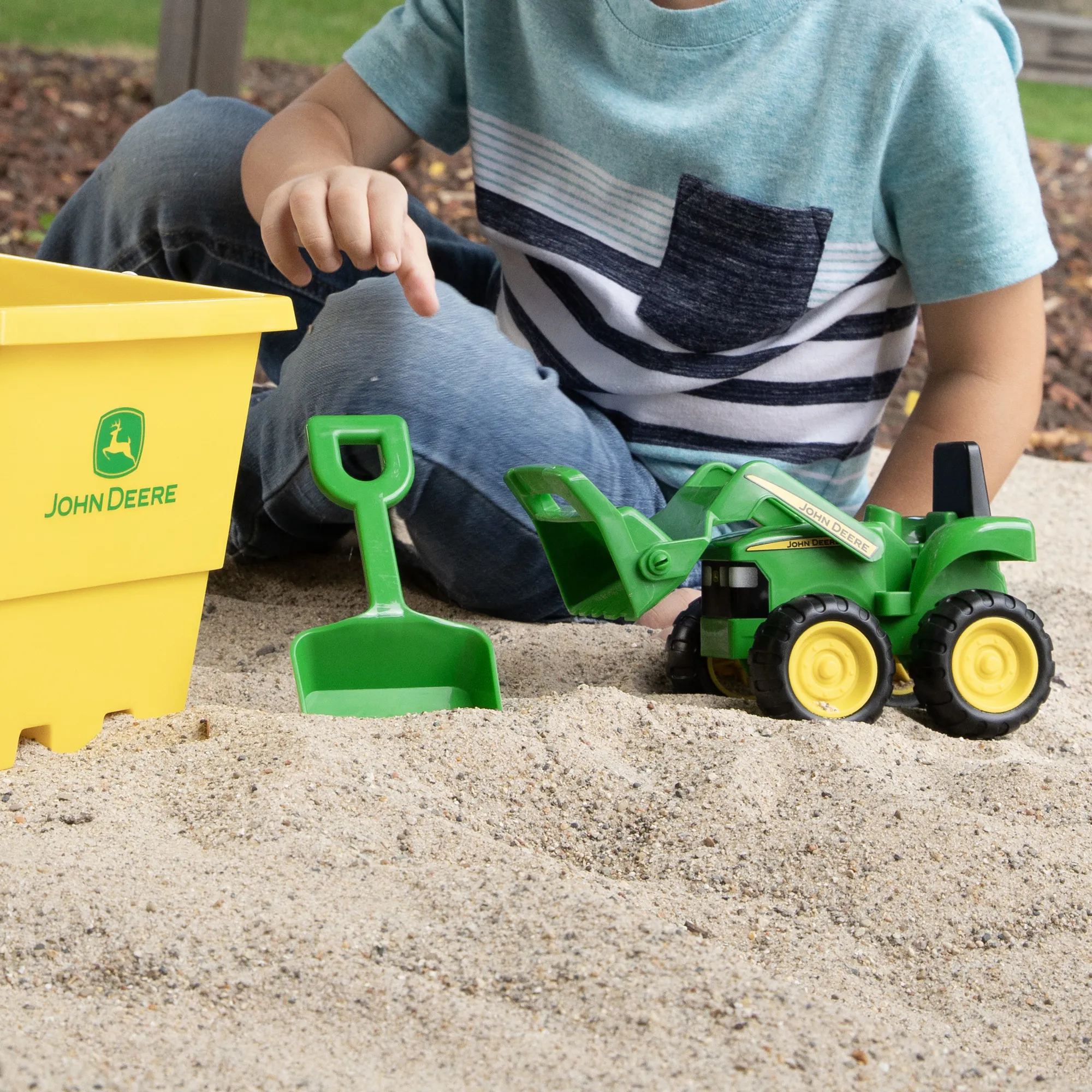 John Deere Sandbox 3-piece Bucket Set