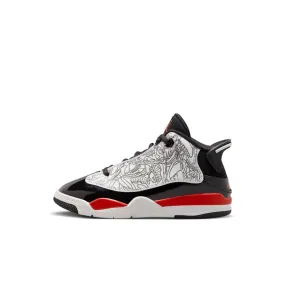 Jordan Dub Zero (PS) - WHITE/FIRE RED-BLACK