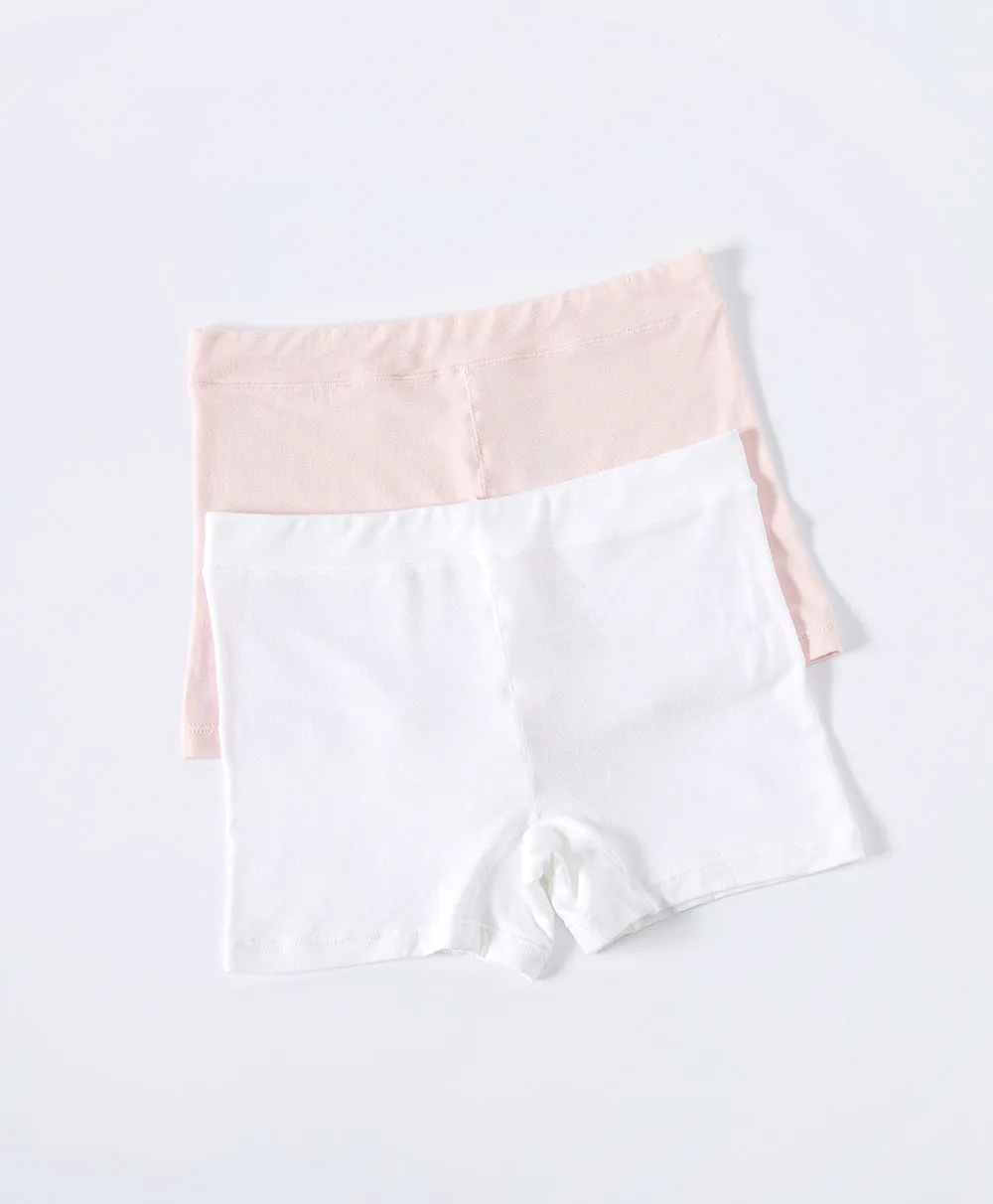 Junior Soft Cloud Safety Shorts 2pcs-pack Panties