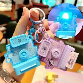 Kawaii Sanrio Polaroid Camera Keychain