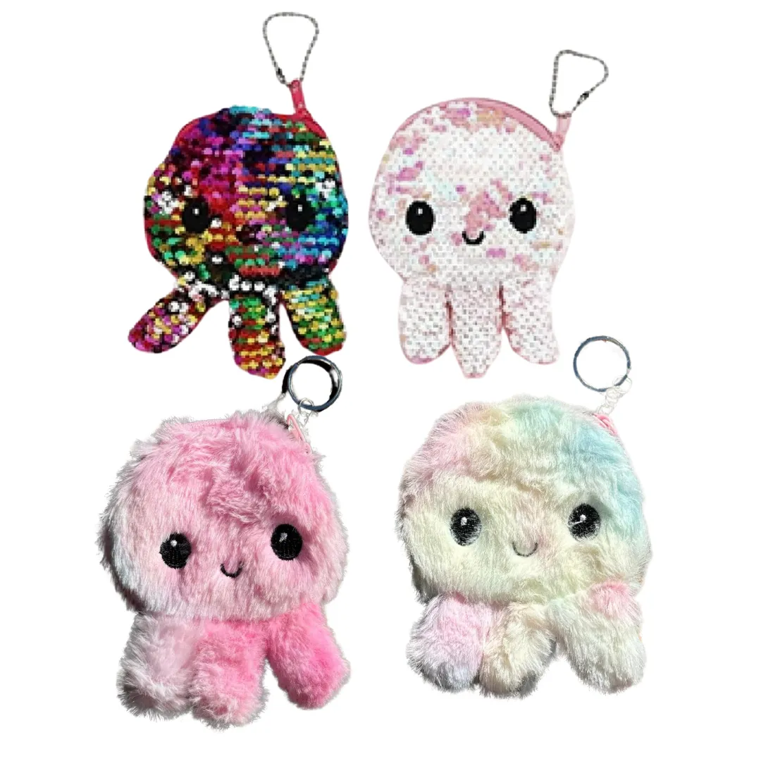 Key Chain Purse Octopus Sensory Fidget Toy