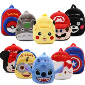 Kids Plush Backpacks - Cute Baby Mini Schoolbags for Girls & Boys