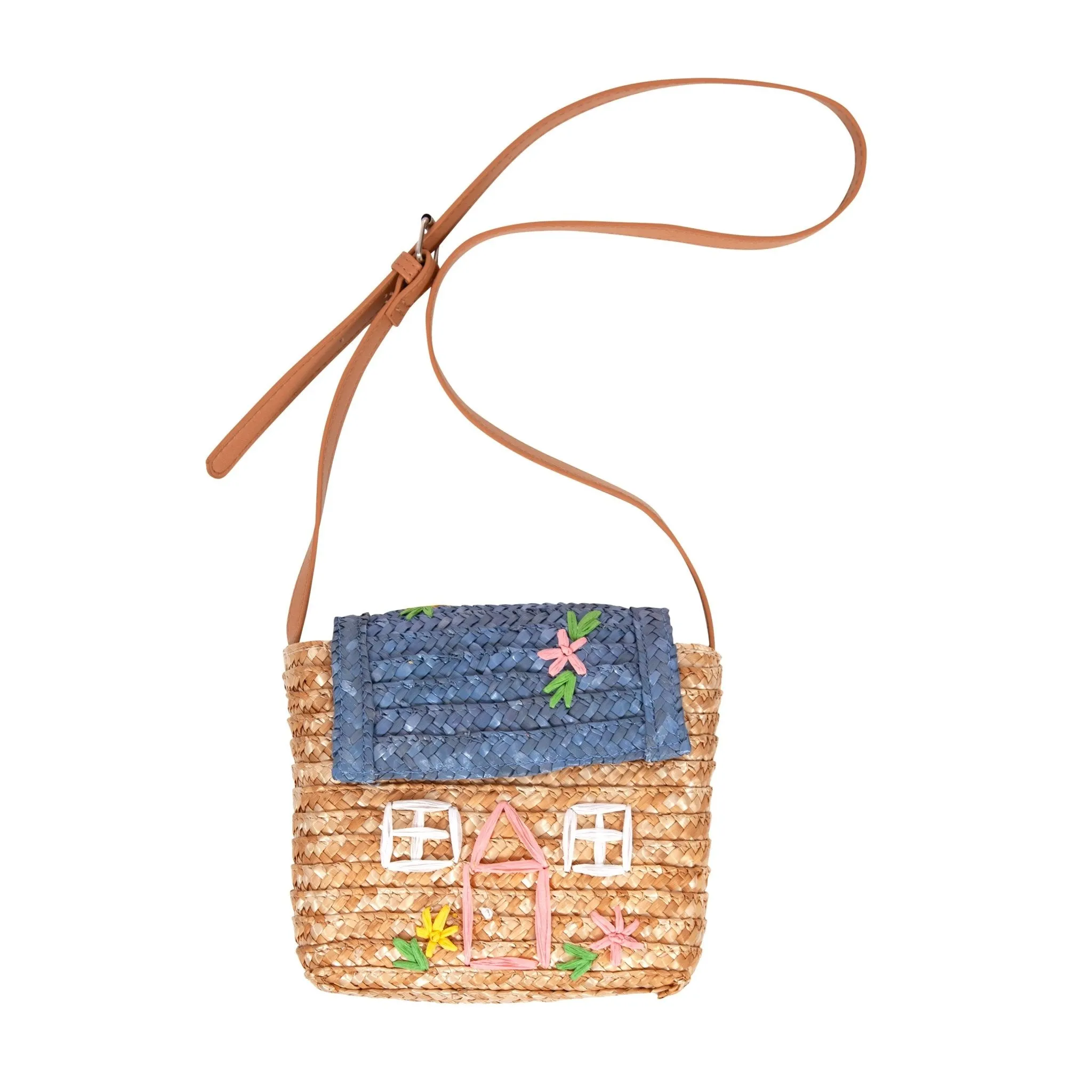 La Maison Straw Bag Blue