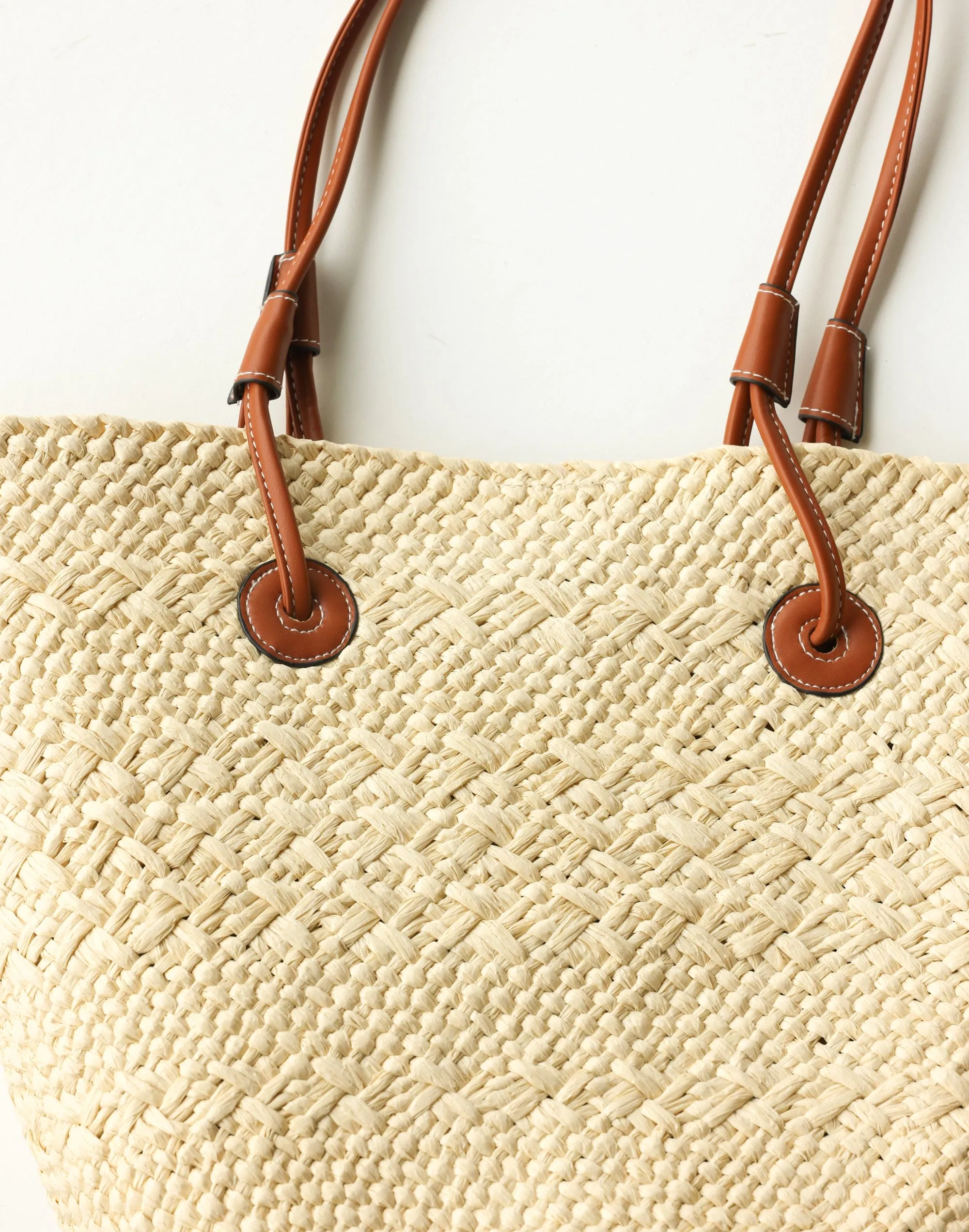 Lai Tote Bag (Natural Raffia) - By Billini