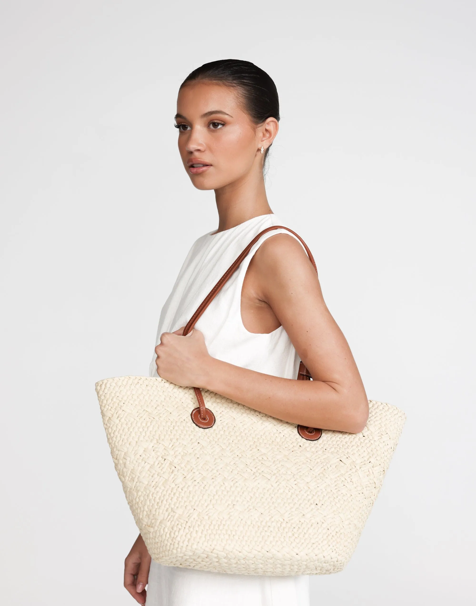 Lai Tote Bag (Natural Raffia) - By Billini