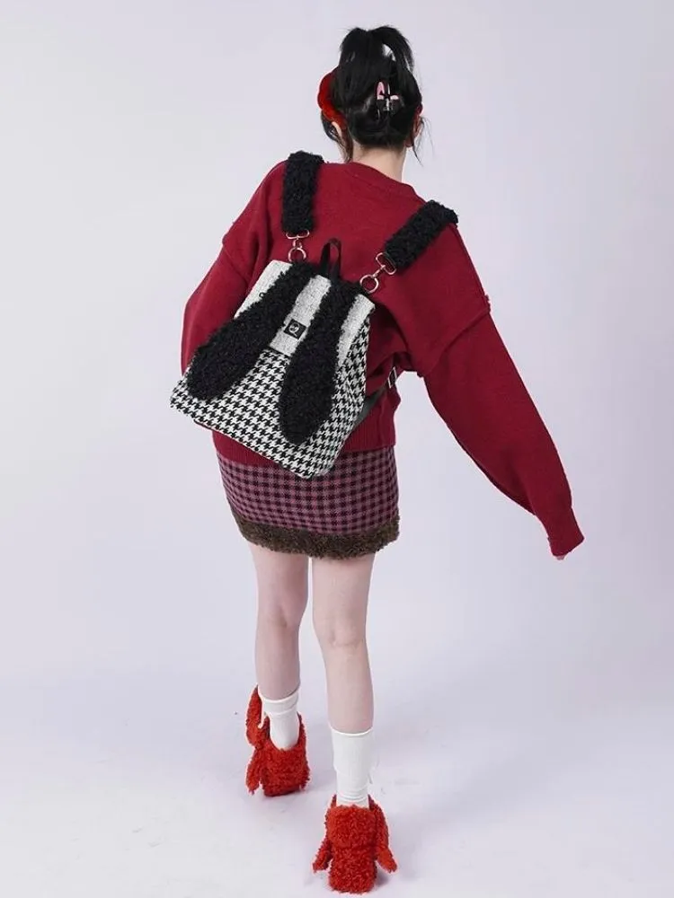 Large capacity bunny school bag【s0000003477】