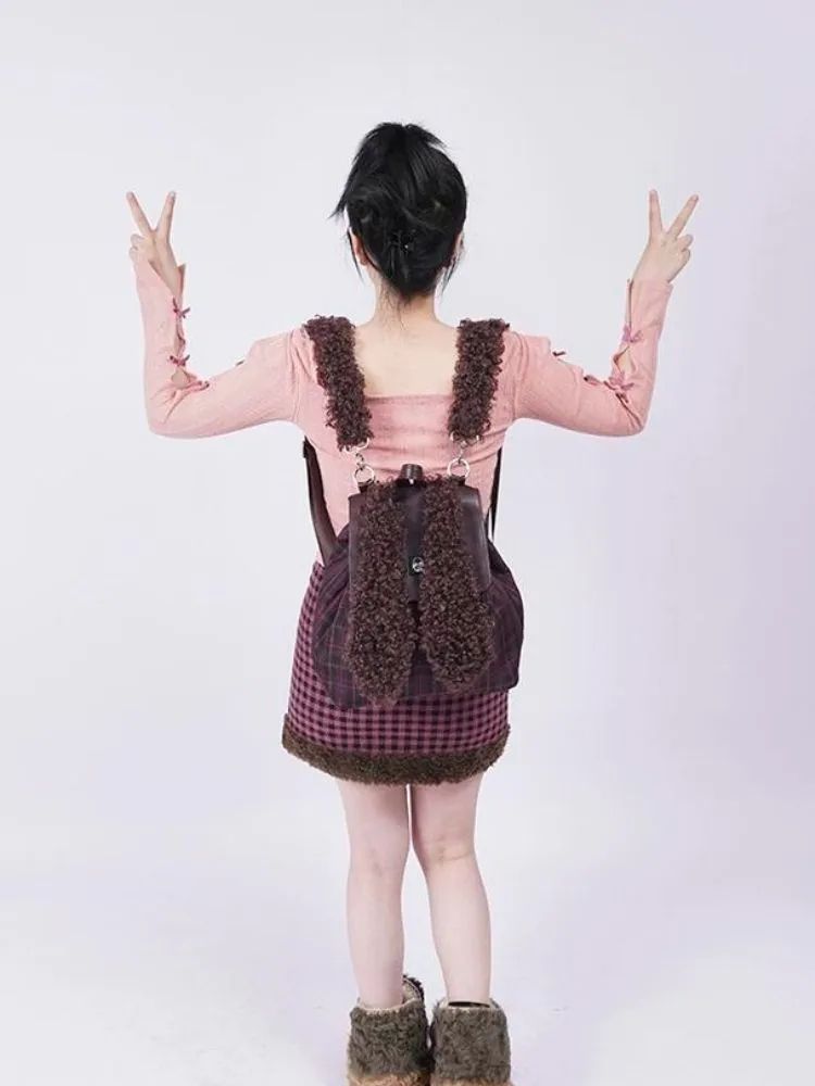 Large capacity bunny school bag【s0000003477】