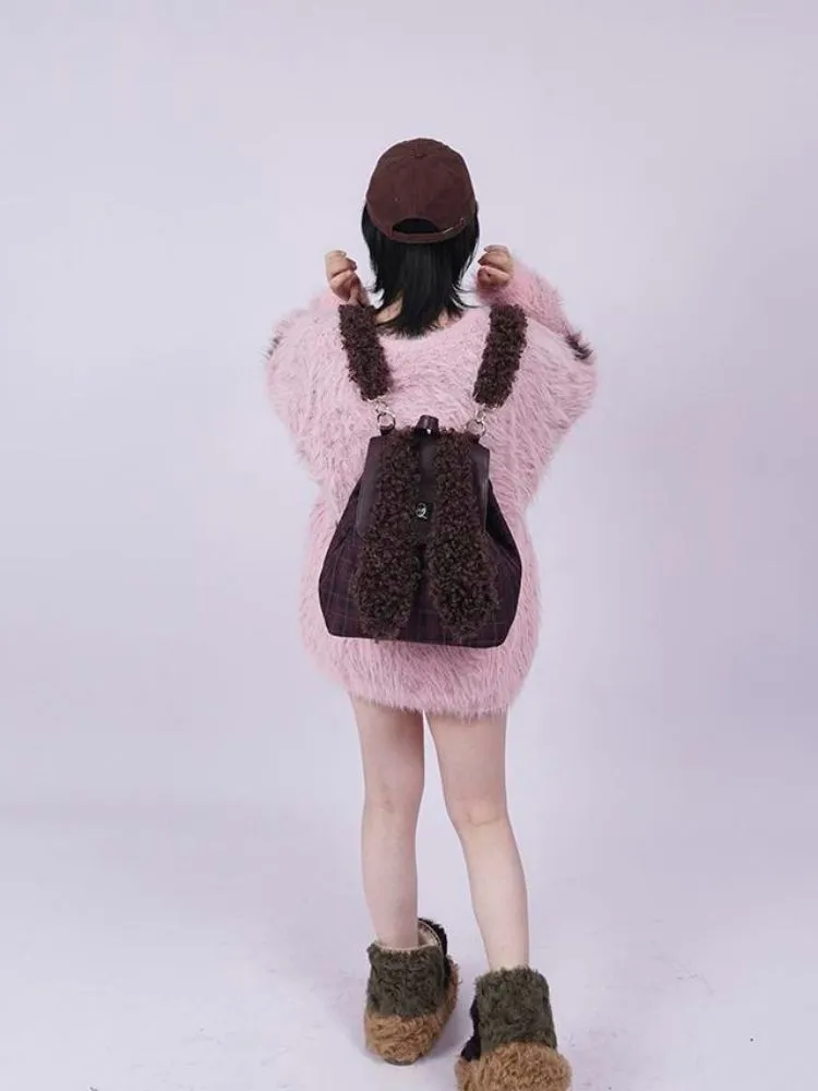 Large capacity bunny school bag【s0000003477】