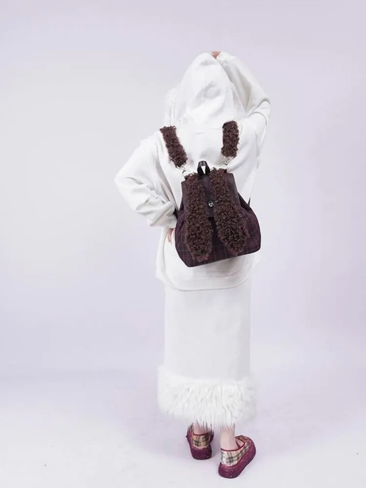 Large capacity bunny school bag【s0000003477】