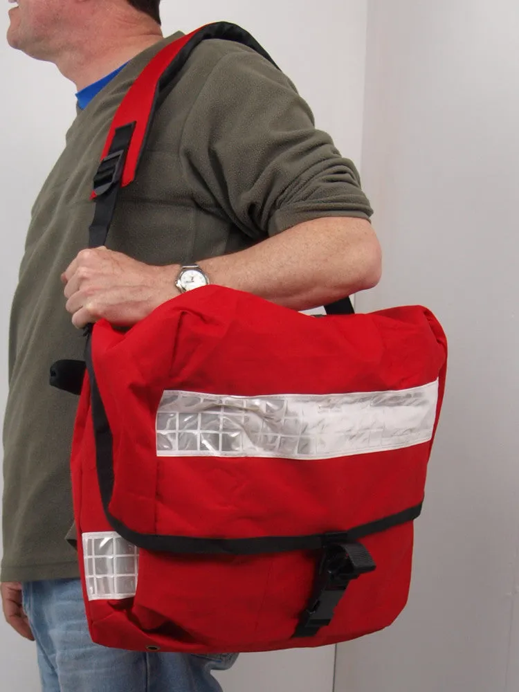 Large Red Waterproof Shoulder Bag - Ex Royal Mail - Grade 1