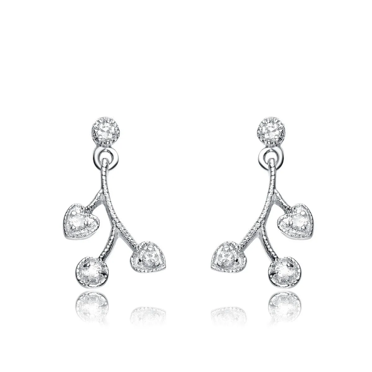 Lierre Zirconia Ornament Earrings