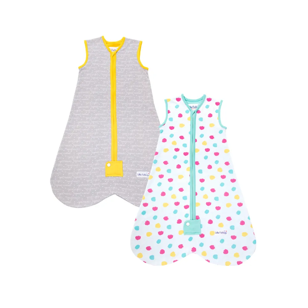 Lightweight Sleep Bag Set | Good Night/Dots