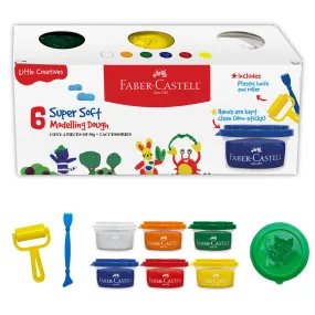 Little Creatives 6 Super Soft Modeling Dough - #370816