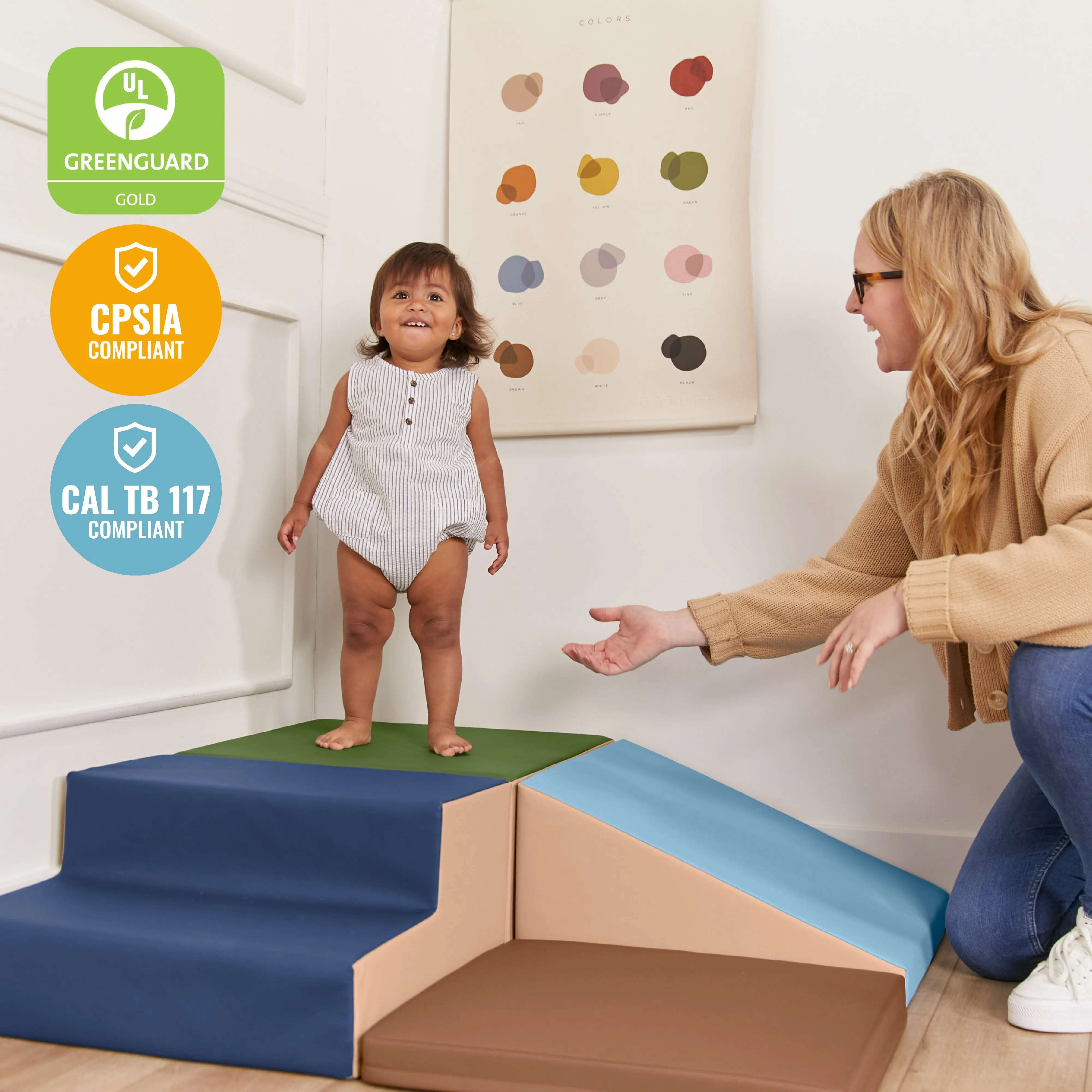 Little Me Corner Climber, Toddler Playset, 4-Piece