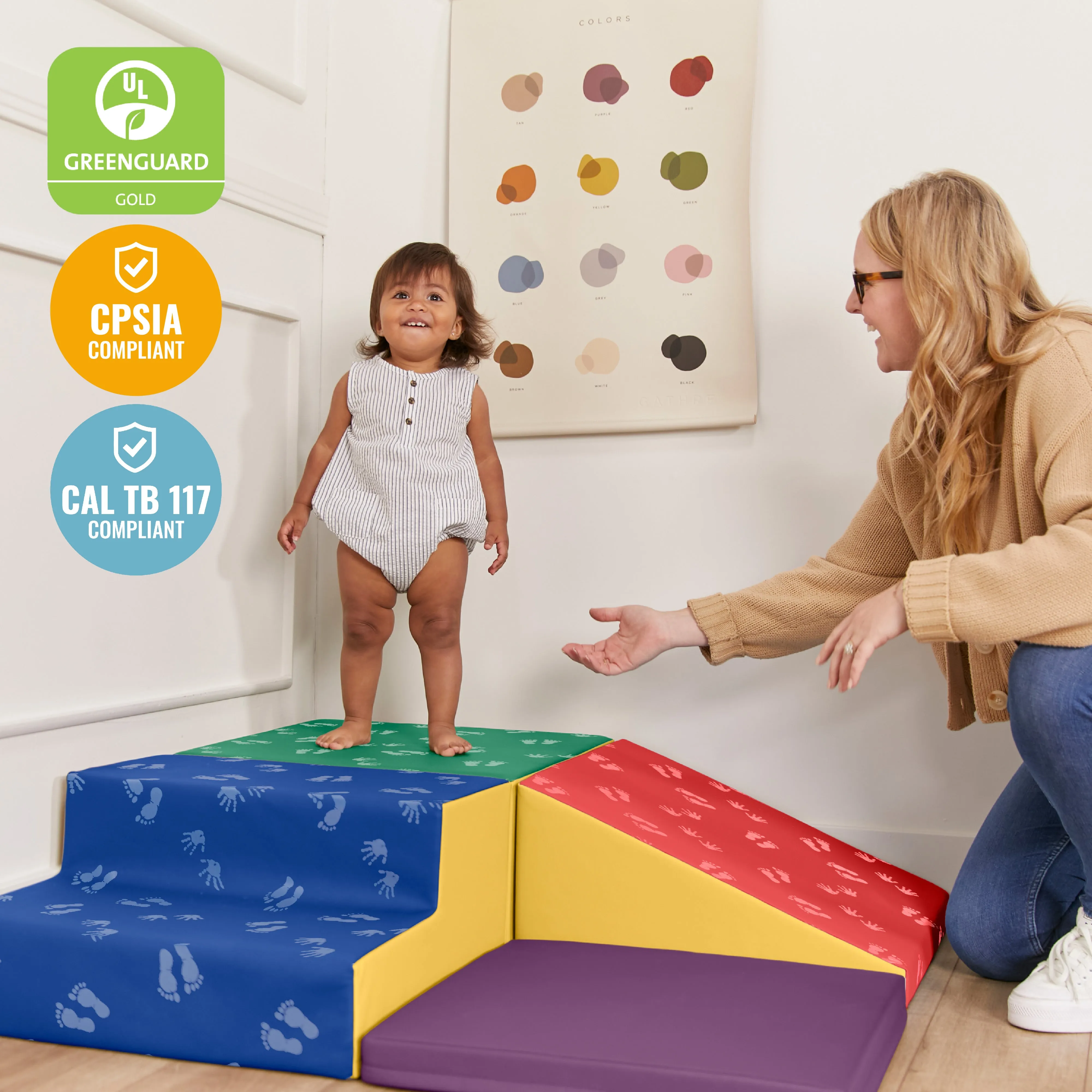 Little Me Corner Climber, Toddler Playset, 4-Piece