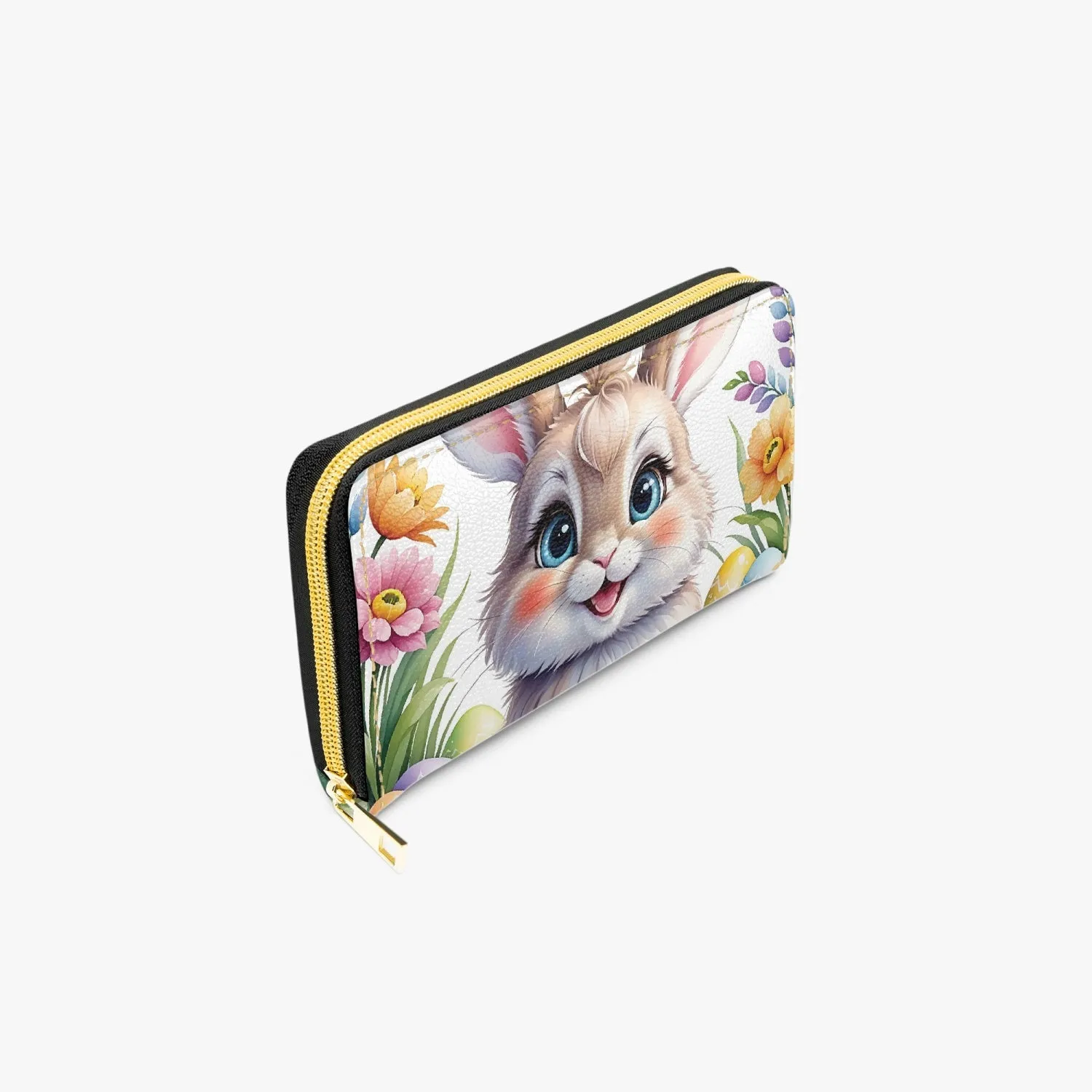 Long Type Zipper Purse, Rabbit, awd-654