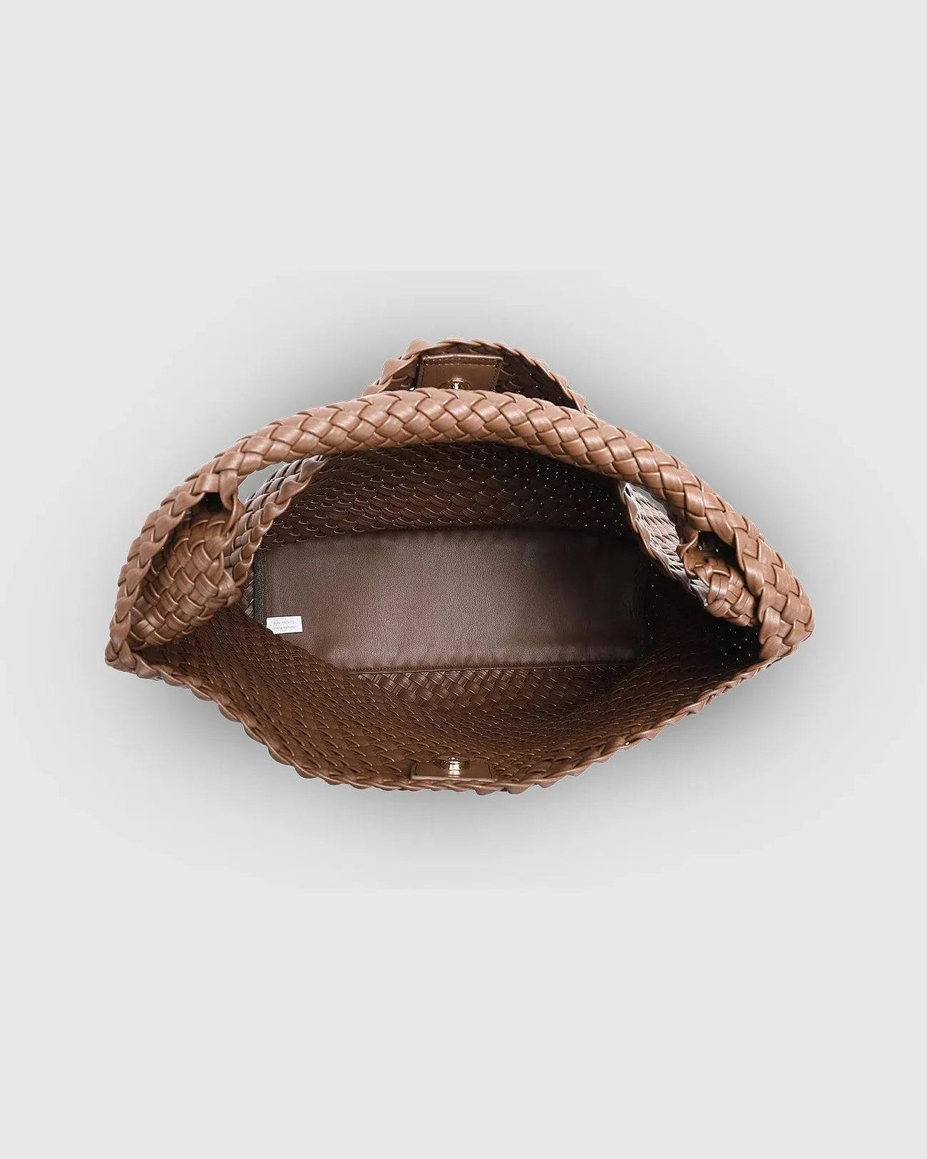 Louenhide Gabby Woven Shoulder Bag - Chocolate