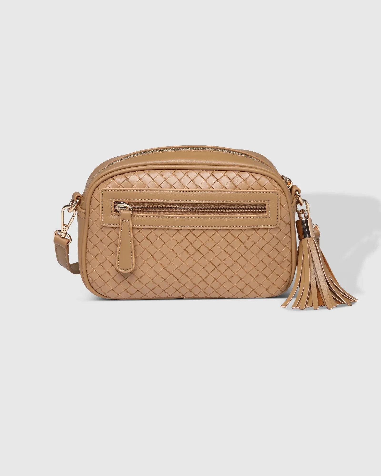 Louenhide - Jacinta Woven Crossbody Camel