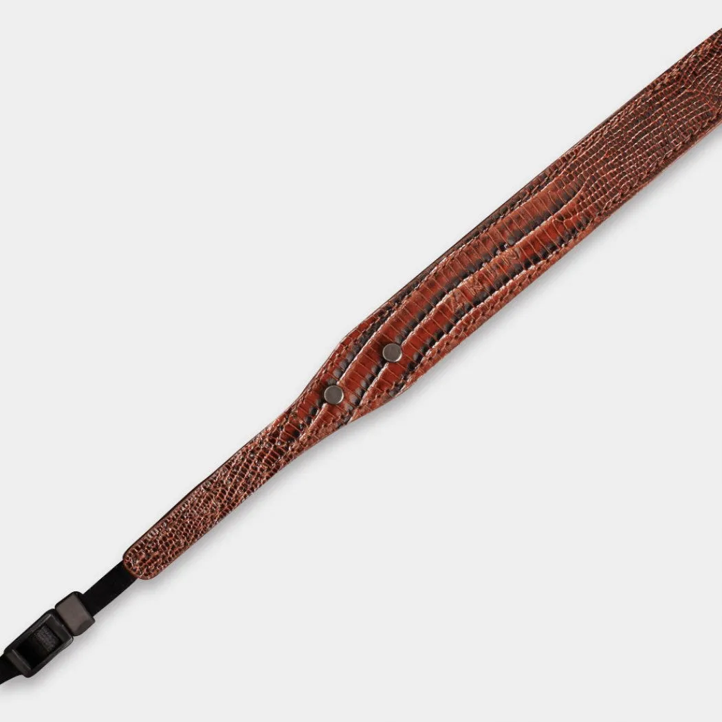 <ao9>ZKIN Siren Mini Camera Strap - Serpent Brown (leather)