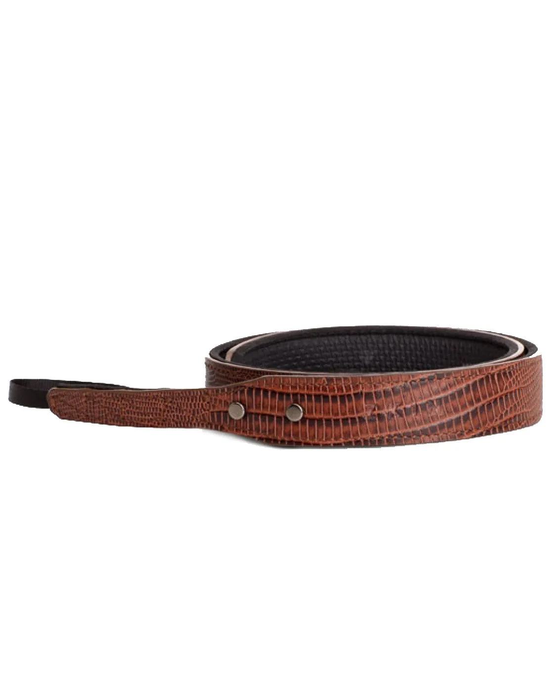 <ao9>ZKIN Siren Mini Camera Strap - Serpent Brown (leather)