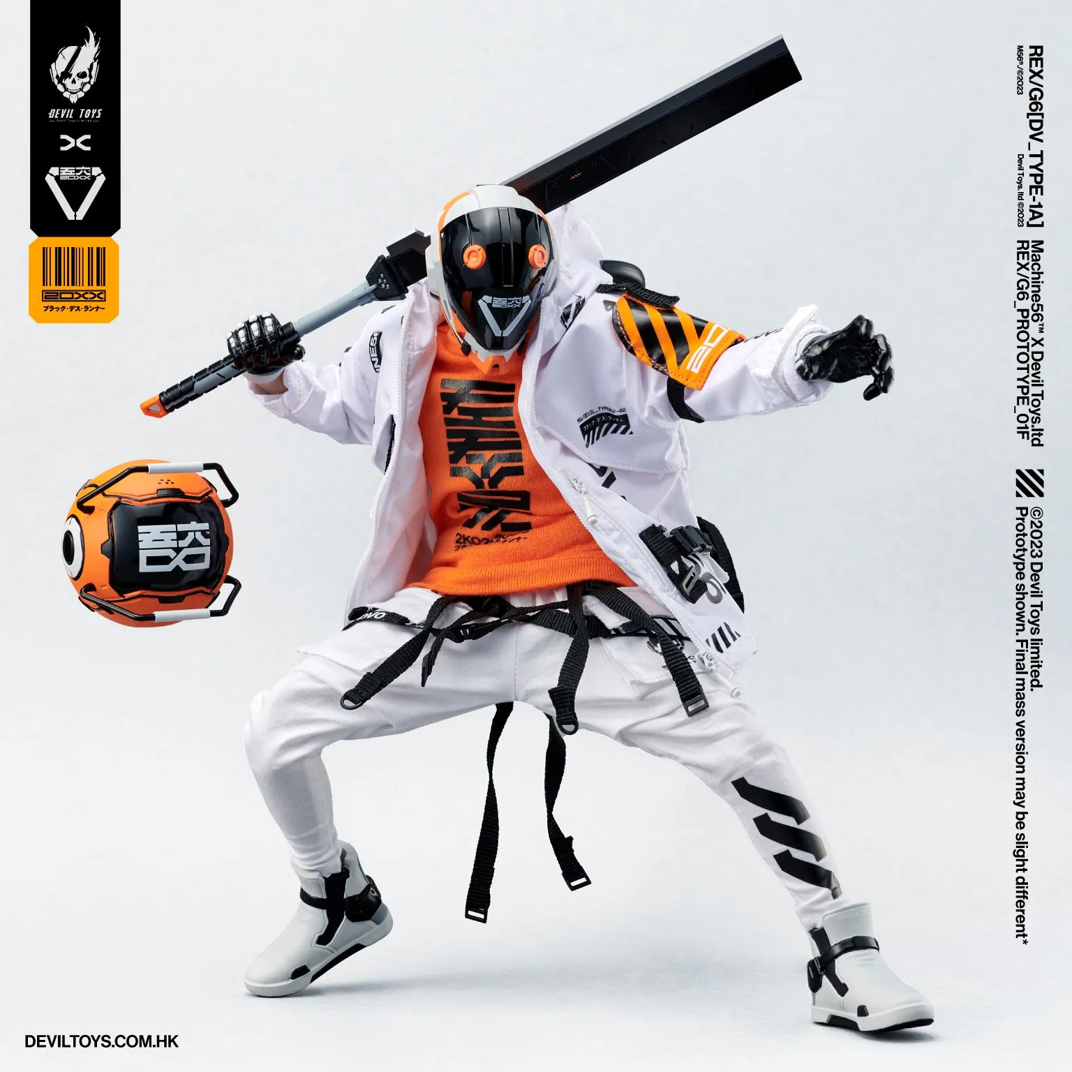 Machine56 REX/G6[DV_TYPE-1A] White The Second action figure PREORDER DEPOSIT