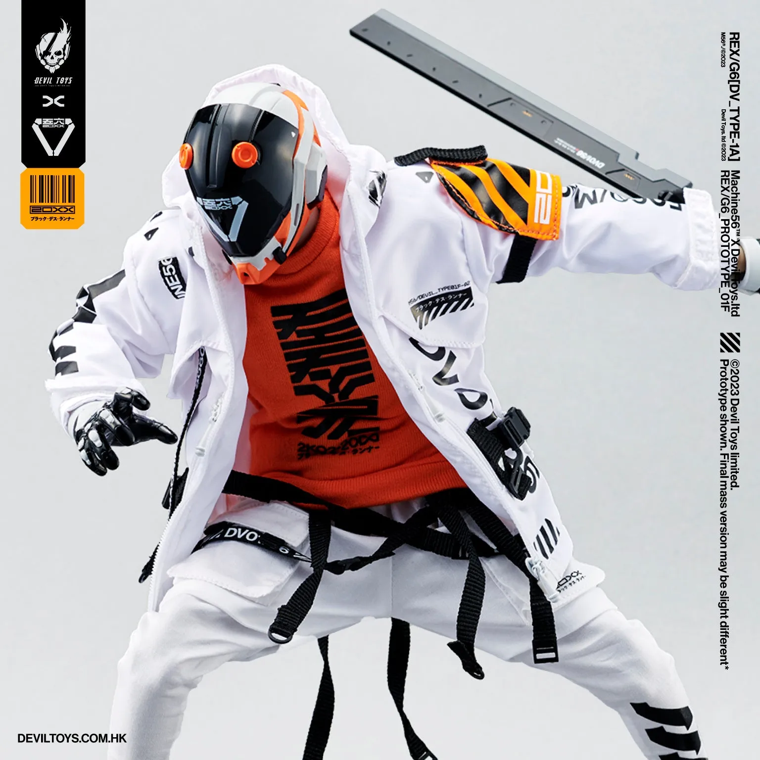 Machine56 REX/G6[DV_TYPE-1A] White The Second action figure PREORDER DEPOSIT