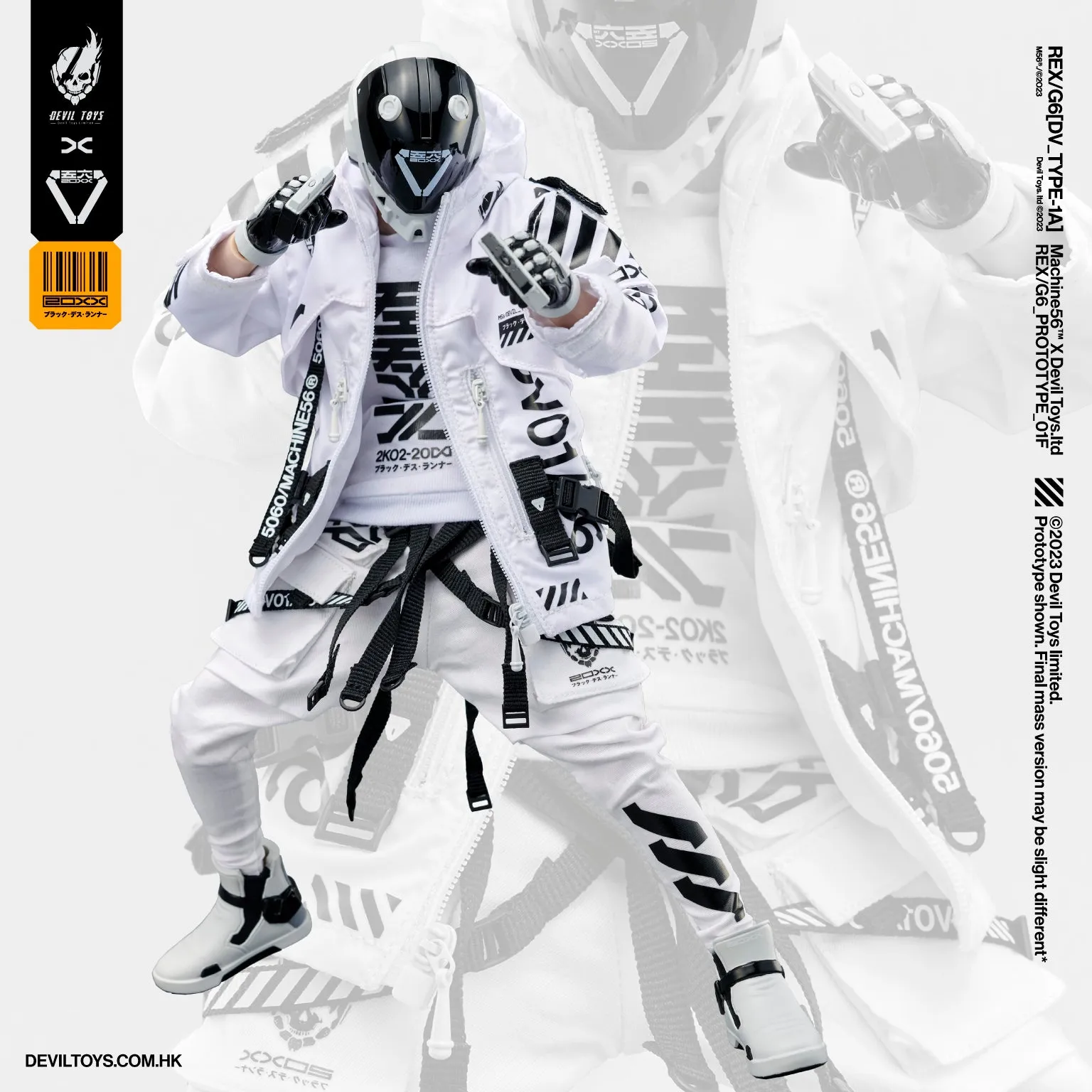 Machine56 REX/G6[DV_TYPE-1A] White The Second action figure PREORDER DEPOSIT