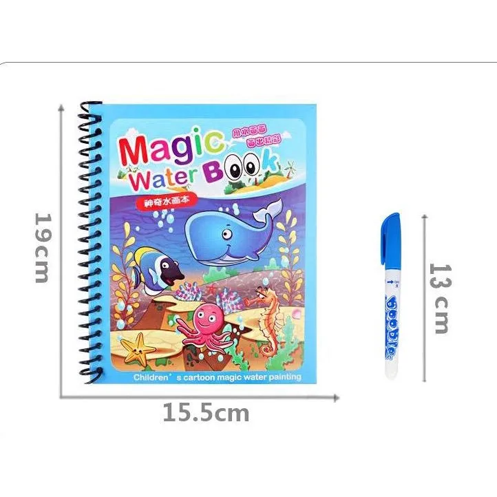 Magic Water Coloring Book