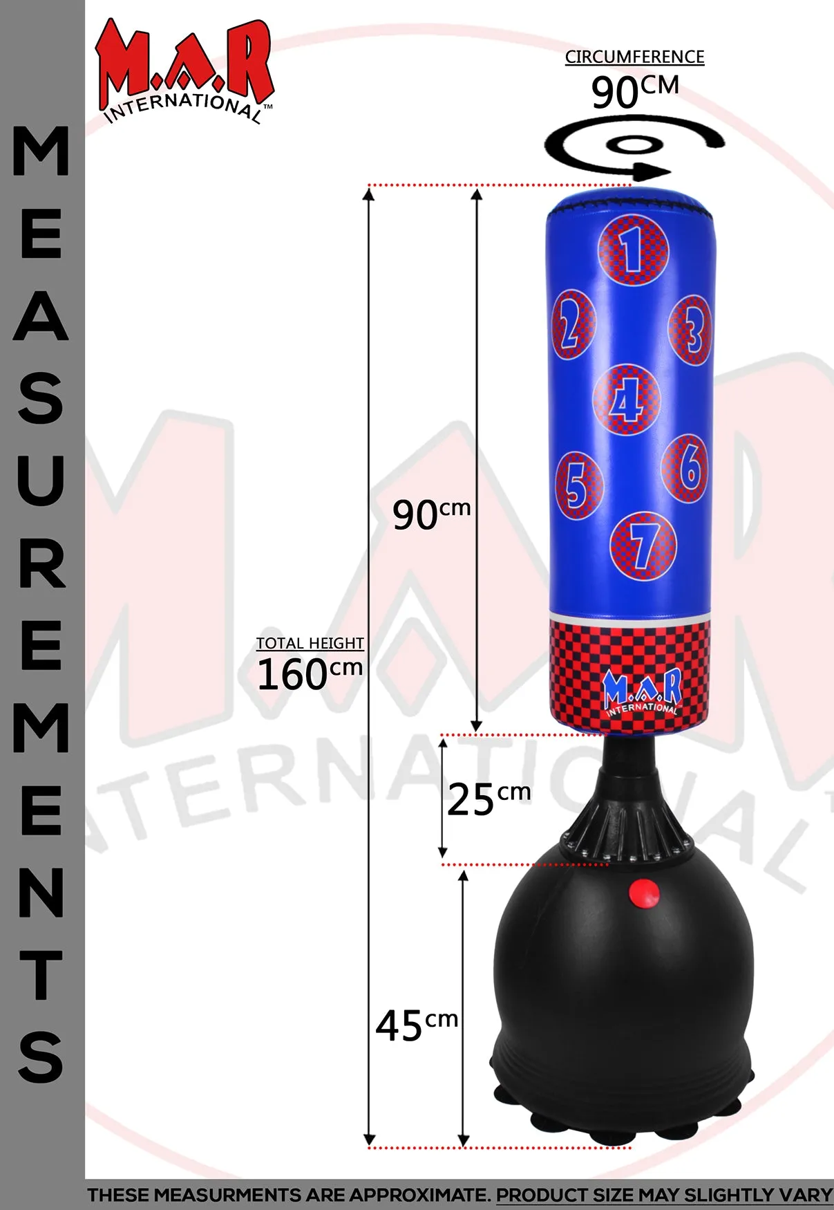 MAR-373E |  Freestanding Punch Bag