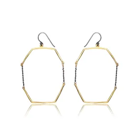 Marguerite Octagon Drop Earrings