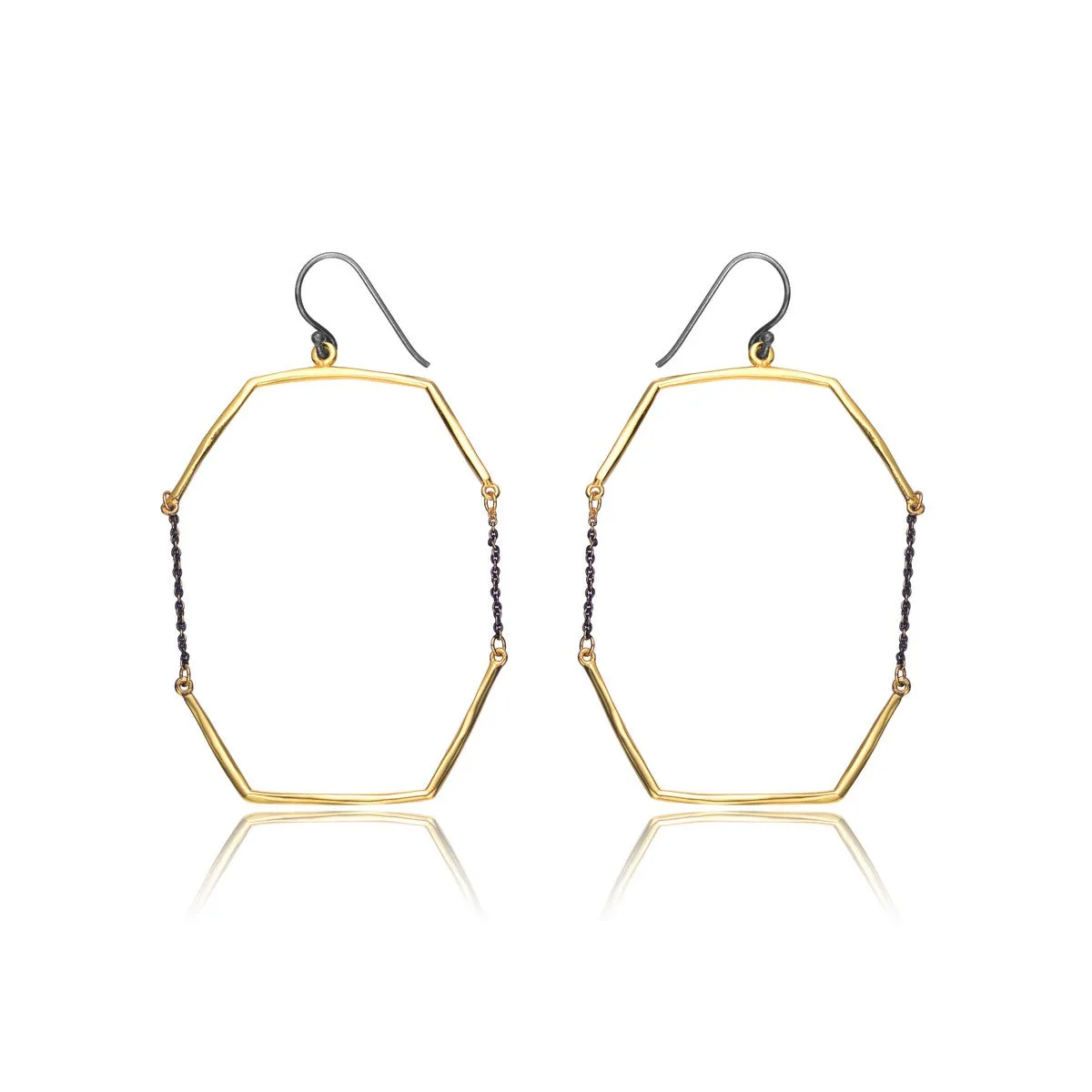 Marguerite Octagon Drop Earrings